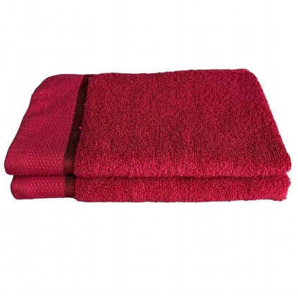 7905 2 rucnik color 30x50 tmave vinovy dadka vracov