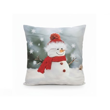 9297 1 vanocni povlak snehulak 3d cyha7373m dadka vracov