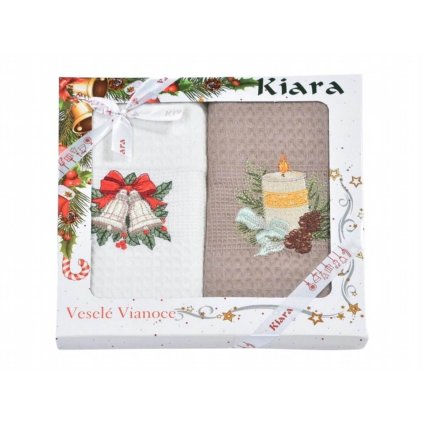 9555 1 vanocni darkova sada 2 ks zvonecky a svicka dadka vracov