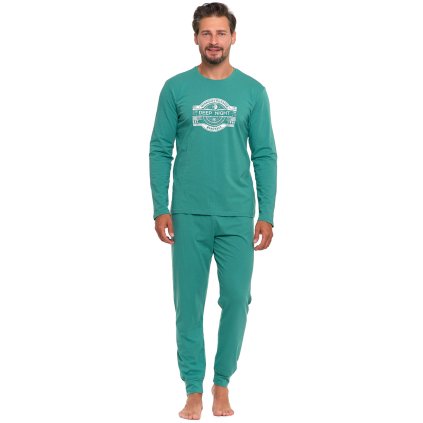 Pánské pyžamo Moraj PDM5400-004 (Velikost 2XL, Barva Zelená)