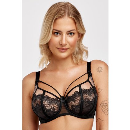 Podprsenka Azal 52223 Otylia (Velikost 75G, Barva Fialová)