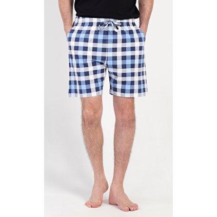Pánské pyžamové šortky Samuel (Barva Modrá, Velikost XL)