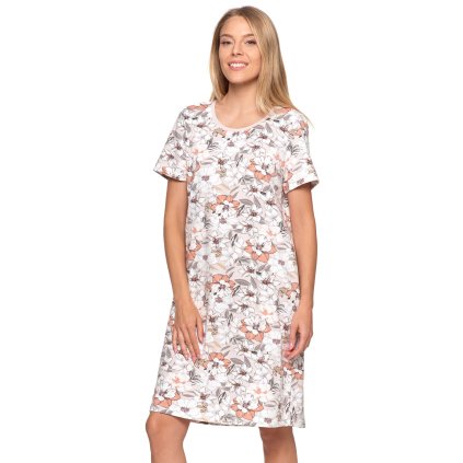 Dámská noční košile Moraj PDK3100-020 (Velikost 4XL, Barva Smetanová)