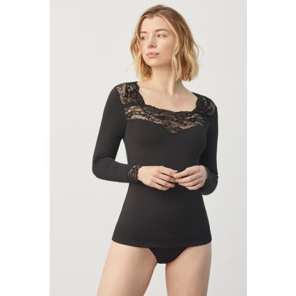 Dámské tričko Ysabel Mora 70005 (Velikost L, Barva Černá)