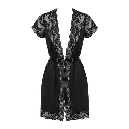 Župan Obsessive 810-PEI-1 (Velikost L/XL, Barva Černá)