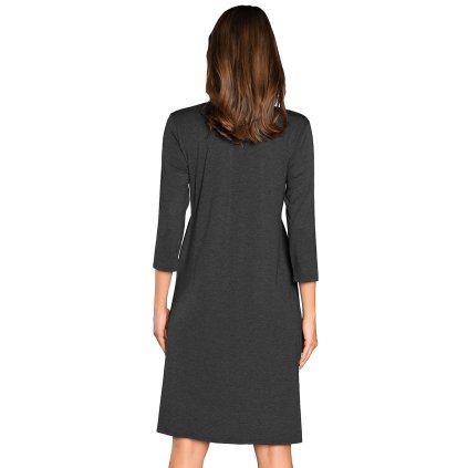 Noční košilka Italian Fashion Sonata r.3/4 (Velikost L, Barva Šedá)