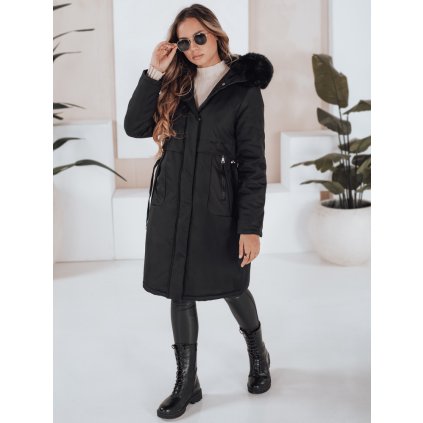 Dámská zimní bunda FERNAYA Dstreet TY5113 (Velikost S, Barva Černá)