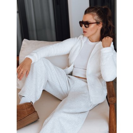 Dámská mikina s kapucí Dstreet BY1555 (Velikost S, Barva Bílá)