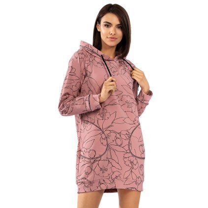 Dámská mikina Reviver F5508 (Velikost XL, Barva Růžová)