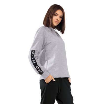 Dámská mikina Reviver F5510 (Velikost L, Barva Šedá)