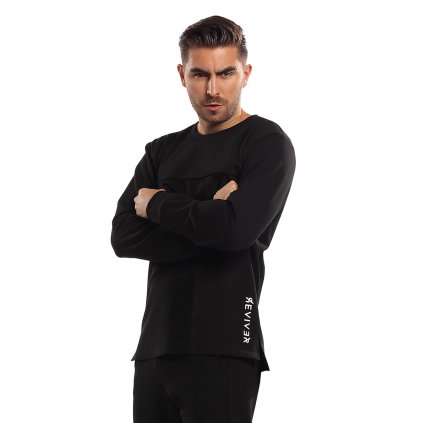 Pánská mikina Reviver F5553 (Velikost M, Barva Černá)