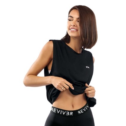 Sportovní tričko Reviver F5527 (Velikost S, Barva Černá)