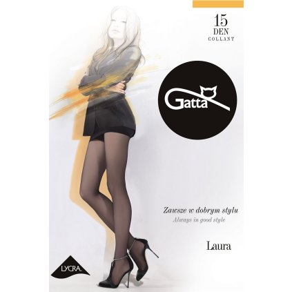 Silonkové punčocháče Gatta Laura 15 (Velikost S, Barva Hnědá)