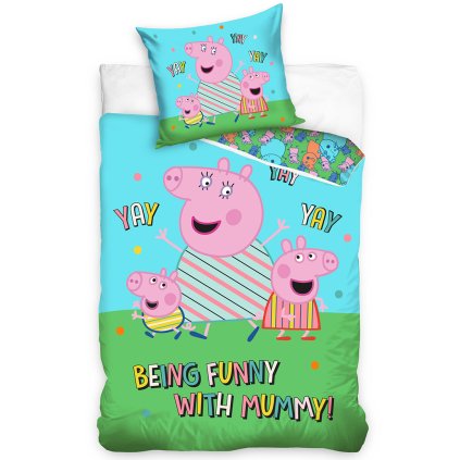 44197 detske povleceni prasatko pepina nejlepsi maminka