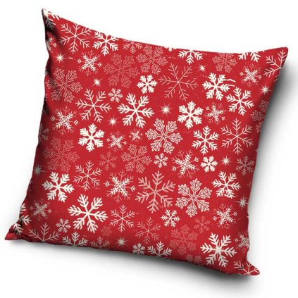 37305 vanocni polstarek bile vlocky 40x40