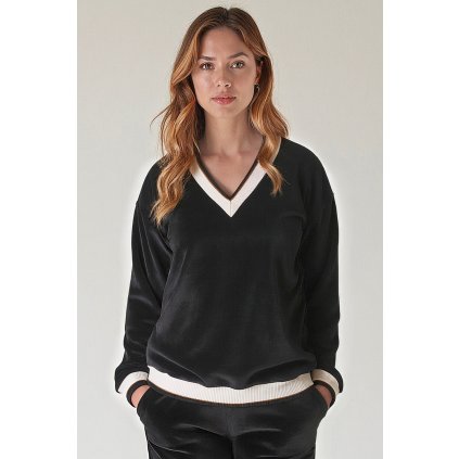 Dámská mikina Vivisence 9001 (Velikost 2XL, Barva Modrá - tmavě)