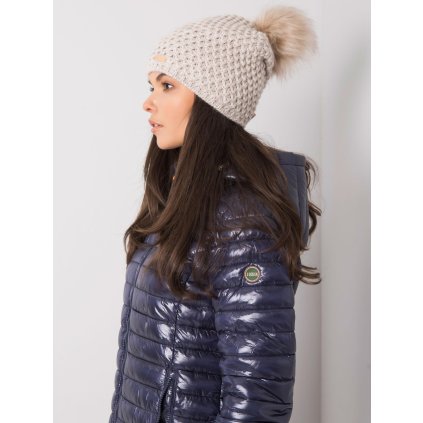 Čepice -JK-CZ-32.15 (Barva Béžová, Velikost UNI)