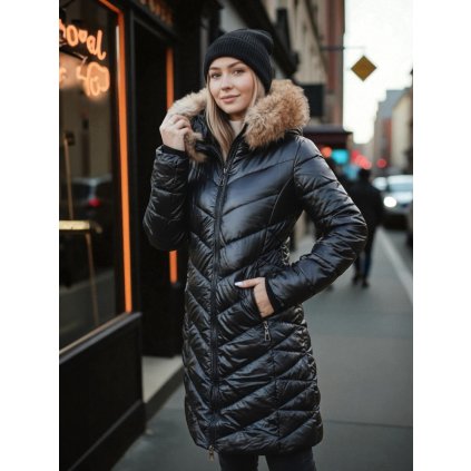 Dámská zimní bunda BELLATRIX Barva černá DSTREET TY3981z (Velikost S, Barva Černá)