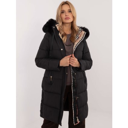 Dámská zimní bunda SK-KR-HH-2406.42P Factory Price (Barva Černá, Velikost L)