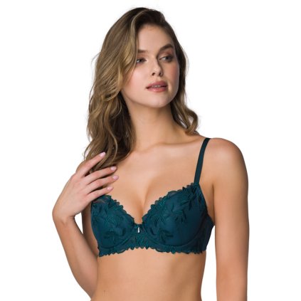 Podprsenka Mat 3935/11 Zephyr - Push - up (Velikost 90B, Barva Zelená)