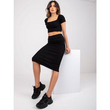 Dámská sukně RV-SD-R3740.04 (Barva Černá, Velikost L/XL)
