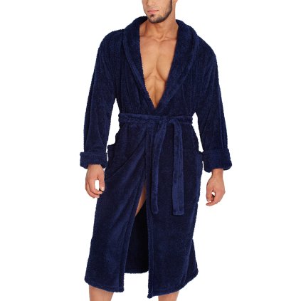 Pánský župan Dkaren 130 (Velikost M, Barva Černá)