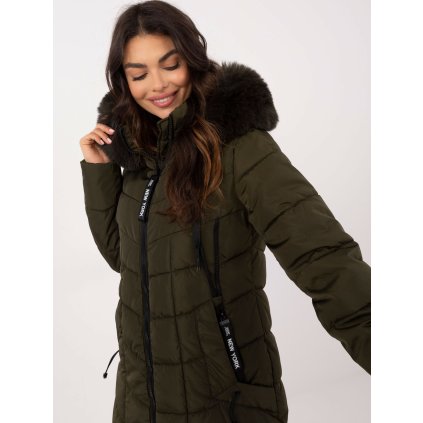 Dámská zimní bunda SK-KR-HH-2402.09X Factory Price (Barva Zelená, Velikost S)