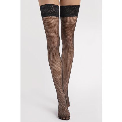 Punčochy Fiore Liza (Velikost 4-L, Barva Černá)