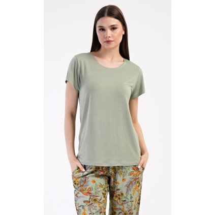 Dámské pyžamo dlouhé Marta (Barva Zelená, Velikost S)