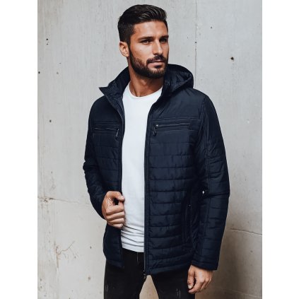 Pánská bunda s kapucí Dstreet TX4993 (Velikost M, Barva Modrá)