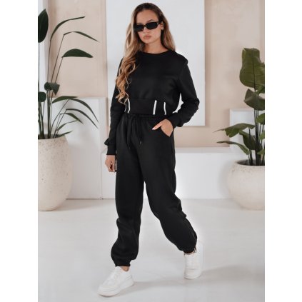 Dámská tepláková souprava GIRLCODE Dstreet AY1159 (Velikost S, Barva Černá)