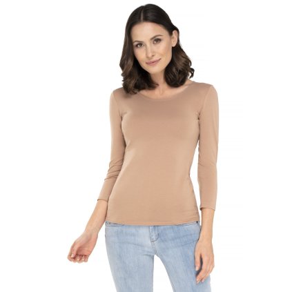 Dámské tričko Babell Manati r.3/4 (Velikost M, Barva Červená)