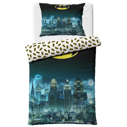 44686 3 detske povleceni batman nocni gotham 140x200 70x90 cm