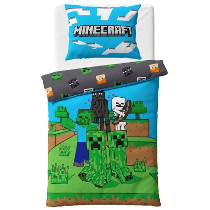 41492 5 detske povleceni minecraft mob monsters 140x200 70x90 cm