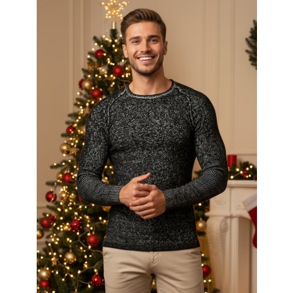 Pánský svetr WX2311z (Velikost S, Barva Černá)