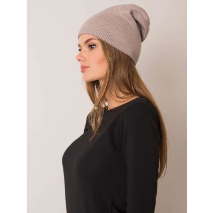 Čepice -JK-CZ-3.17 (Barva Béžová - tmavě, Velikost UNI)