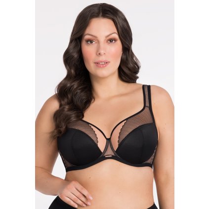 Podprsenka Gorsenia K441/1 Luisse (Velikost 80J, Barva Černá)