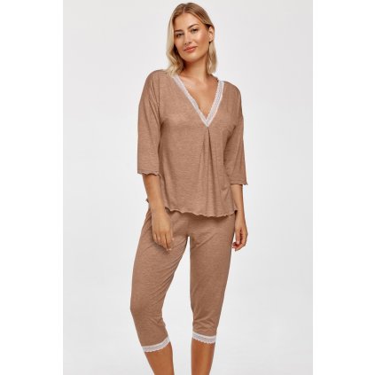 Dámské pyžamo Azal (Velikost M, Barva Šedá)