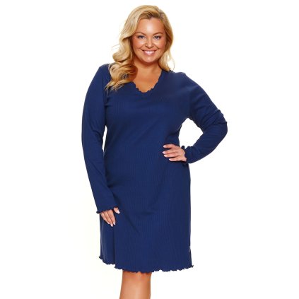 Dámská noční košile Doctor Nap TB.7325 (Velikost 2XL, Barva Modrá - světle)