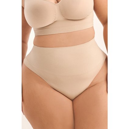 Kalhotky Gabriella Hi-Leg Shapewear Code S122 (Velikost S/M, Barva Béžová)