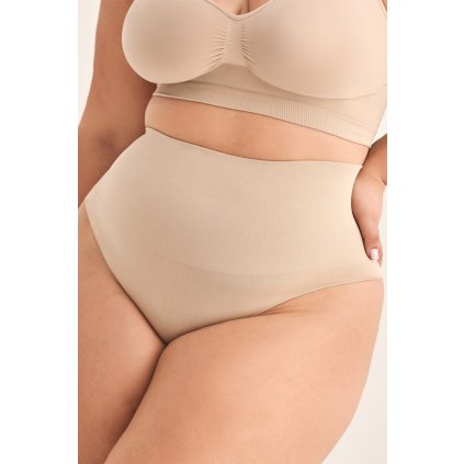 Brazilky Gabriella Brasilian Shapewear Code S124 (Velikost L/XL, Barva Béžová)