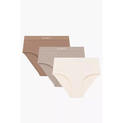 Kalhotky Atlantic 3CLP-009B 3-pack (Velikost S, Barva Béžová)