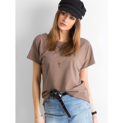 Tričko RV-TS-4662.24P BASIC FEEL GOOD (Barva Béžová, Velikost M)