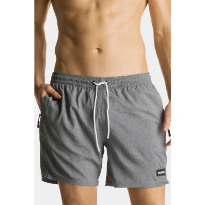 Pánské plavky Atlantic KMB-215 (Velikost L, Barva Šedá)