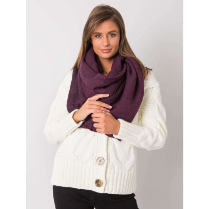Šála -AT-SZ-3899.91 (Barva Fialová, Velikost UNI)