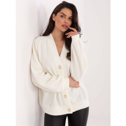 Dámský svetr LK-SW-510169.18P LAKERTA (Barva Smetanová, Velikost UNI)