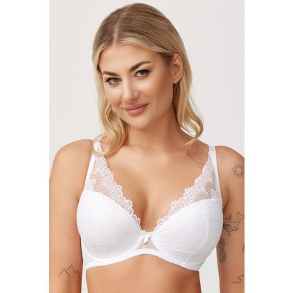 Podprsenka Azal Wera - polovyztužená (Velikost 75D, Barva Bílá)