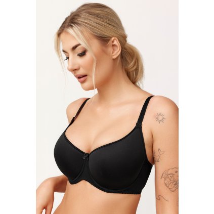Podprsenka Azal Sonia - vyztužená (Velikost 75D, Barva Černá)
