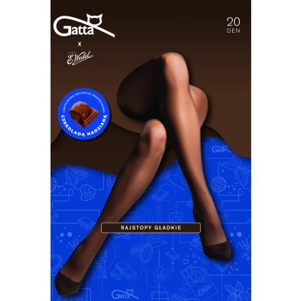 Silonkové punčocháče Gatta Wedel Tights microfibre 20 DEN (Velikost S, Barva Hnědá)