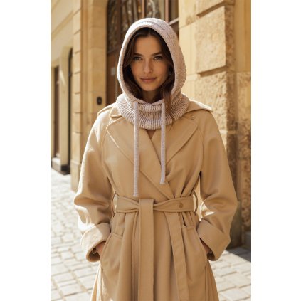 Dámská kapuce Vivisence 70111 (Velikost UNI, Barva Hnědá)